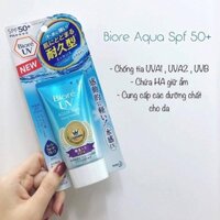 KEM CHỐNG NẮNG BIORE UV AQUA RICH WATERY ESSENCE SPF 50+ PA++++ 50g - NHẬT BẢN