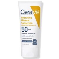 Kem chống nắng Body Cerave Hydrating Mineral Sunscreen SPF 50 150ml