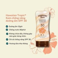 Kem chống nắng Body, dưỡng ẩm - Hawaiian Tropic® Weightless Hydration Lotion SPF 30 (Mỹ)
