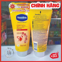 Kem chống nắng body Vaseline 50X SPF 50 PA++Thái Lan mẫu mới nhất bật tone da hồng hào 300ml