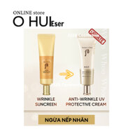KEM CHỐNG NẮNG CẢI THIỆN NẾP NHĂN WHOO WRINKLE SUN CREAM 50ML SPF50+/PA++++ _ESERsample