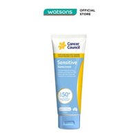 Kem Chống Nắng Cancer Council Sensitive Dành Cho Da Nhạy Cảm SPF50 110ml