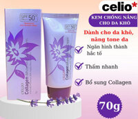 Kem chống nắng Cellio Collagen Whitening Sun Cream SPF50+ PA+++