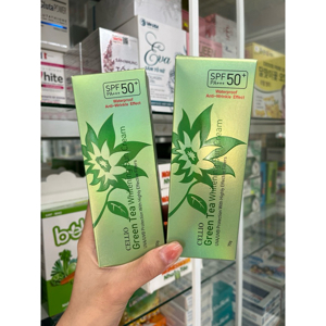 Kem chống nắng Cellio Green Tea Whitening Sun Cream SPF50 PA+++