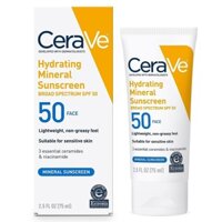 Kem chống nắng Cerave SPF50 Da nhạy cảm Broad Spectrum Pure Physical 75ml