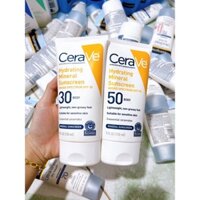 Kem chống nắng Cerave Hydrating Suncreen spf30 - Spf50 150ml