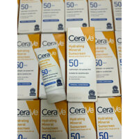 Kem chống nắng CeraVe Hydrating Mineral Sunscreen Face SPF50 75ml