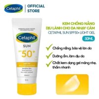 Kem chống nắng cetaphil sun spf50 light gel (t/50ml)
