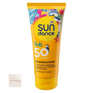 Kem chống nắng cho bé Sundance Kids, xách tay Đức, 200ml, 50+