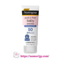 KEM CHỐNG NẮNG CHO BÉ NEUTROGENA PURE & BABY MINERAL SUNSCREEN LOTION CỦA MỸ