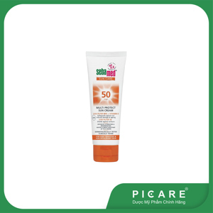 Kem chống nắng cho da mặt Sebamed Sun Care Multi Protect Sun Cream SPF 50+ Without Perfume 10ml