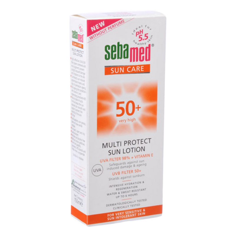 Kem chống nắng cho da mặt Sebamed Sun Care Multi Protect Sun Cream SPF 50+ Without Perfume 75ml