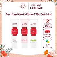 Kem Chống Nắng Cho Da Mụn Nhạy Cảm Cell Fusion C Laser, Clear, Advanced Clear, Toning, Brightening Tone Up Sunscreen 100