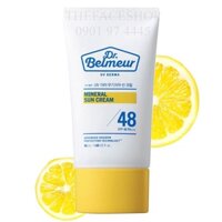 Kem chống nắng cho da mụn nhạy cảm The Face Shop Dr Belmeur Mineral Sun Cream SPF48+++ 50ml