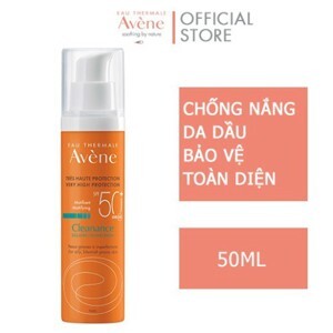 Kem chống nắng cho da nhờn mụn và nhạy cảm Avene High Protection Cleanance Sunscreen SPF 50+ 50ml