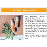 Kem chống nắng cho mặt SIBERIAN WELLNESS Sun Care Face Cream SPF 50