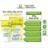 Kem chống nắng cho mẹ bầu và bé Lovin'skin SPF50 PA++++ dưỡng ẩm làm dịu bảo vệ da khoẻ mạnh, phù hợp cho da nhạy cảm