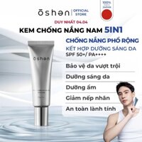 Kem chống nắng cho nam kết hợp dưỡng da OSHEN JAPAN giúp bảo vệ da vượt trội SPF 50+/PA+++ 50g