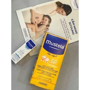 Kem chống nắng cho trẻ sơ sinh và em bé Mustela Very High Protection Sun Lotion 100ml