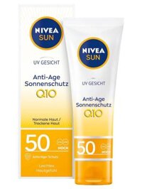 Kem Chống Nắng Chống Lão Hoá Nivea Sun Anti Age Sonnenschutz Q10 SPF 50, 50 ml