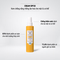 Kem chống nắng chống lão hóa cho mặt & cơ thể SPF30 Comfort Zone Sun Soul Cream SPF30 bảo vệ da 150ml