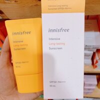 Kem Chống Nắng Chống Thấm Nước Innisfree Intensive Long – Lasting Sunscreen SPF 50+ PA++++ 50ml