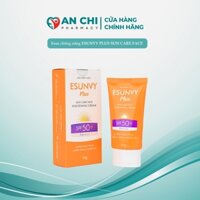 Kem chống nắng chuyên sâu dùng cho Da Mặt Esunvy Plus Sun Care Face Whitening Cream tuýp 50gr AN CHI (Chính Hãng)