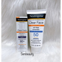 Kem chống nắng Clear Face oil free spf50 - spf60