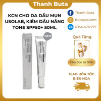 Kem chống nắng da dầu mụn U.SOLAB, Giúp kiềm dầu nâng tone SPF50+ 50ml