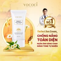 Kem chống nắng da mặt cao cấp Yococi Perfect Sun Cream SPF50+ PA++++ 50g