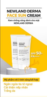 kem chống nắng da mặt NEWLAND DREAM Face Sun Cream PA+++++