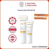 Kem chống nắng da mặt Proactiv clear skin SPF 30 face 45ml dưỡng ẩm, kiểm soát độ bóng,giảm mụn dành riêng cho da mụn