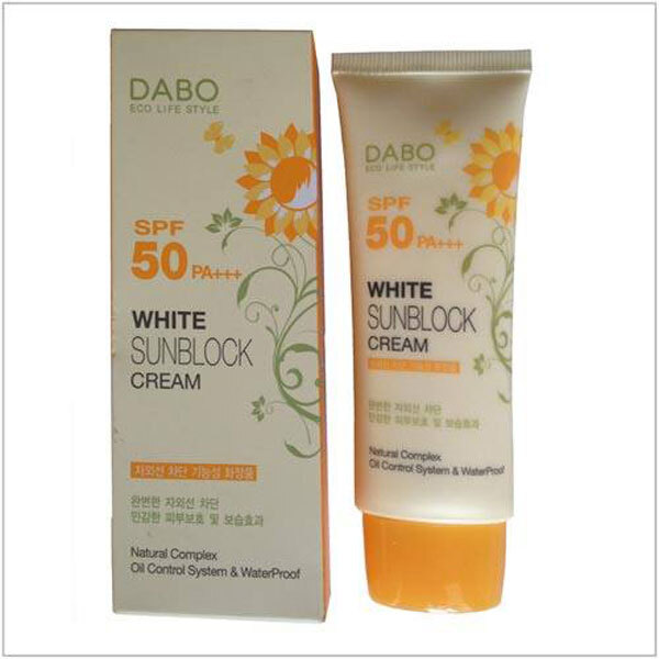 Kem chống nắng Dabo white sunblock cream SPF50 PA+++ 70ml