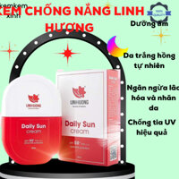 Kem chống nắng daily sun cream SPF50 PA+++ Linh Hương chống nắng đa tầng chống lão hóa