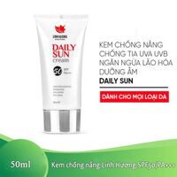 Kem Chống Nắng Daily Sun Linh Hương SPFPA 50ml bảo vệ đa tầng cho da, chống tia UVAUVB