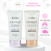 Kem Chống Nắng d'alba Waterfull+ Pink Tone-up, Purple Correcting Sun Cream SPF 50+ 50ml Duduhouse