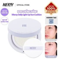 Kem Chống Nắng Dạng Cushion Merzy Nâng Tông Da, Dưỡng Ẩm Daily Light Up Sun Cushion SPF50+ PA++++ 12g