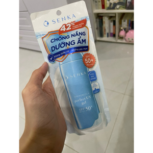 Kem chống nắng dạng gel chiết xuất tơ tằm trắng Senka Perfect UV Gel 80g