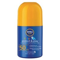 Kem chống nắng dạng lăn NIVEA Sun Protect & Moisture SPF50+ Sunscreen Roll On 65ml