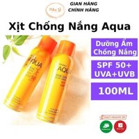 Kem chống nắng dạng xịt Skin Aqua Body Spray UV SPF50 100ml nâng tone toàn thân vật lý hóa học nhạy cảm Bigky Beauty