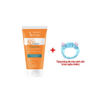 Kem Chống Nắng Dành Cho Da Dầu Mụn Avene Mattifying Cleanance Sunscreen SPF50 50ml Tặng băng đô mèo xinh xắn - Da dầu