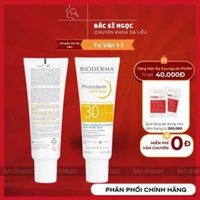 Kem Chống Nắng Dành Cho Da Mụn Bioderma Photoderm Akn Mat SPF30 40ml - Kiểm Soát Dầu & Bảo Vệ Da Mụn
