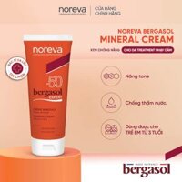 Kem chống nắng dành cho da nhạy cảm Noreva Bergasol Mineral Cream 40ML