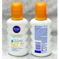Kem chống nắng dành cho da nhạy cảm NIVEA KIDS SPF 50+ 200ML