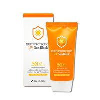 Kem Chống Nắng Dưỡng Ẩm 3W Clinic Multi Protection UV Sun Block SPF 50 PA 70ml - Hàn Quốc Chính Hãng