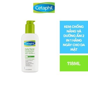 Kem chống nắng dưỡng ẩm hàng ngày cho da mặt Cetaphil Daily Facial Moisturizer SPF15 118ml