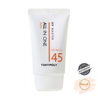 Kem Chống Nắng Dưỡng Ẩm và Hiệu Chỉnh Tông Tonymoly UV Master All In One Sun SPF/PA 45+++