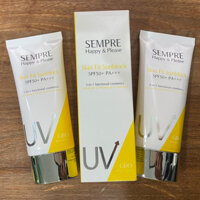 Kem Chống Nắng Dưỡng Chống Lão Hóa, Trắng Da Geo Lamy Sempre Happy & Please Skin Fit Sunblock SPF50+ PA+++ - KCN VẬT LÝ