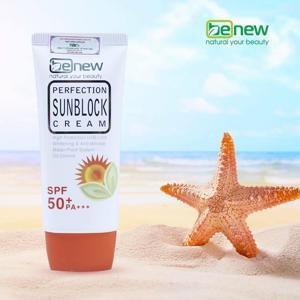 Kem chống nắng dưỡng da Benew Perfection Sunblock Cream SPF50+ PA+++ 50ml