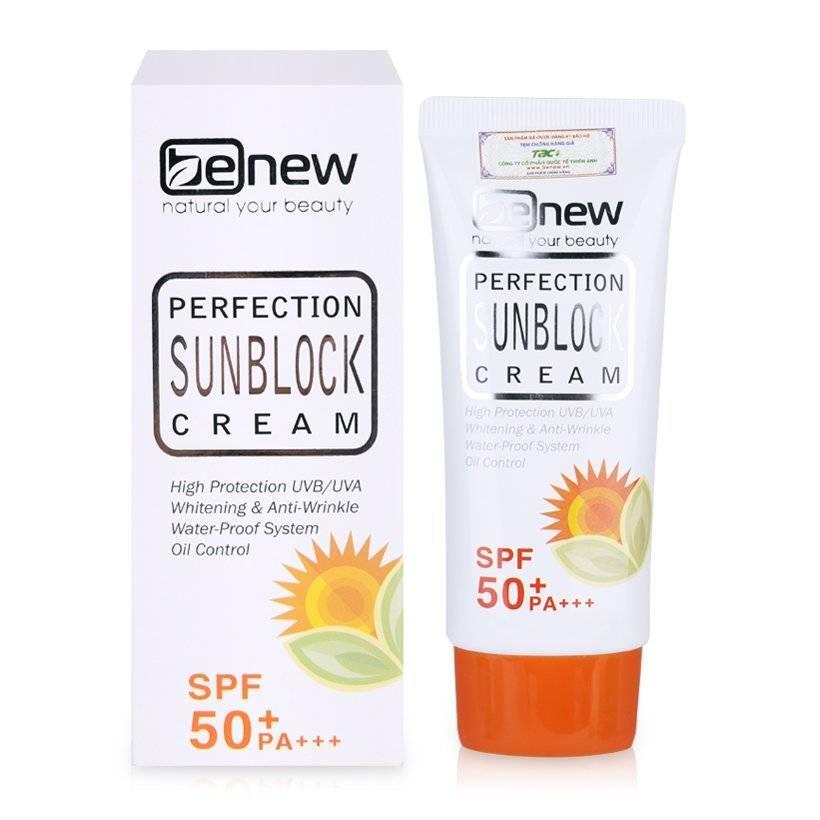 Kem chống nắng dưỡng da Benew Perfection Sunblock Cream SPF50+ PA+++ 50ml